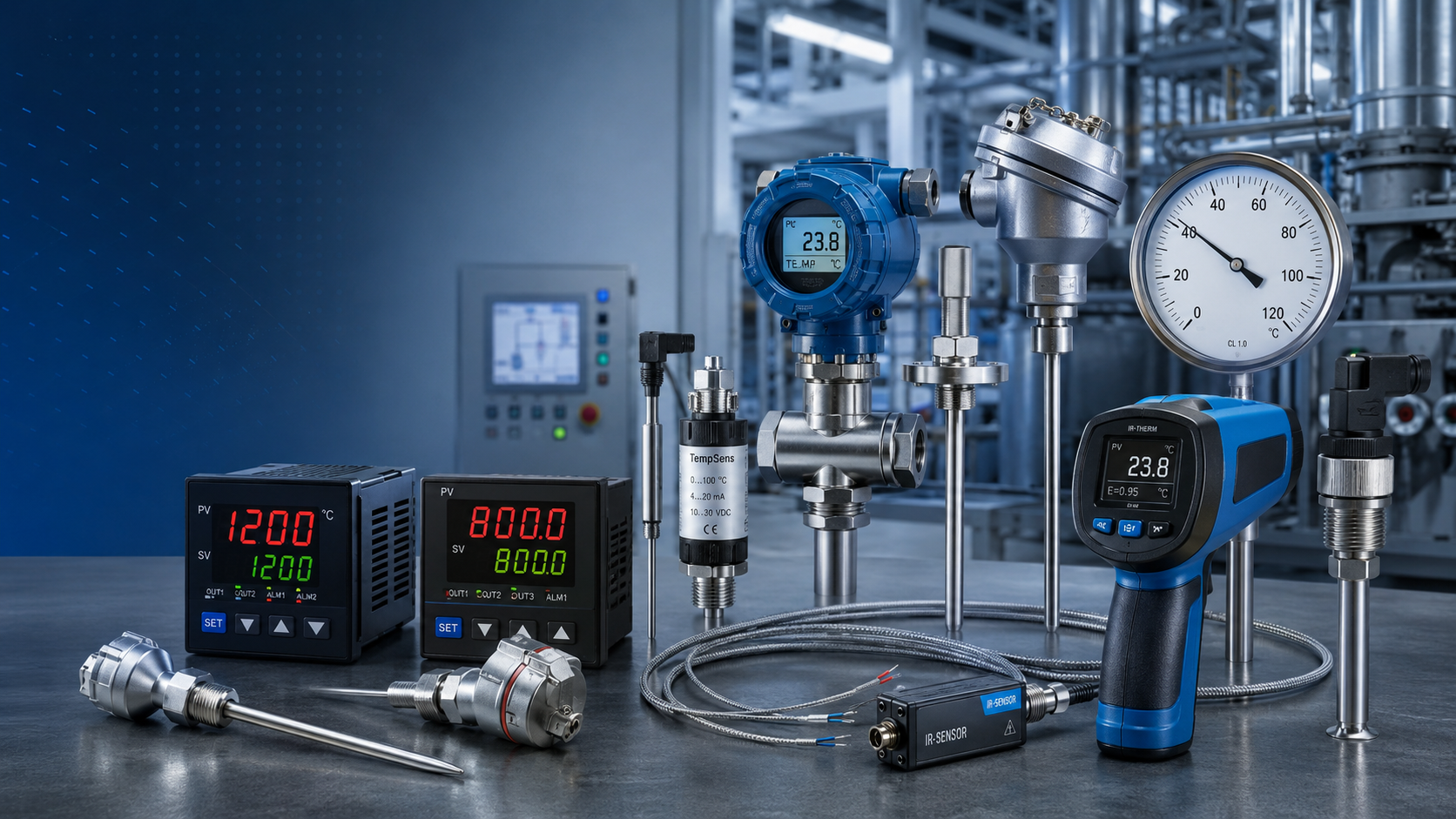 Temperature measurement instruments in industrial environment