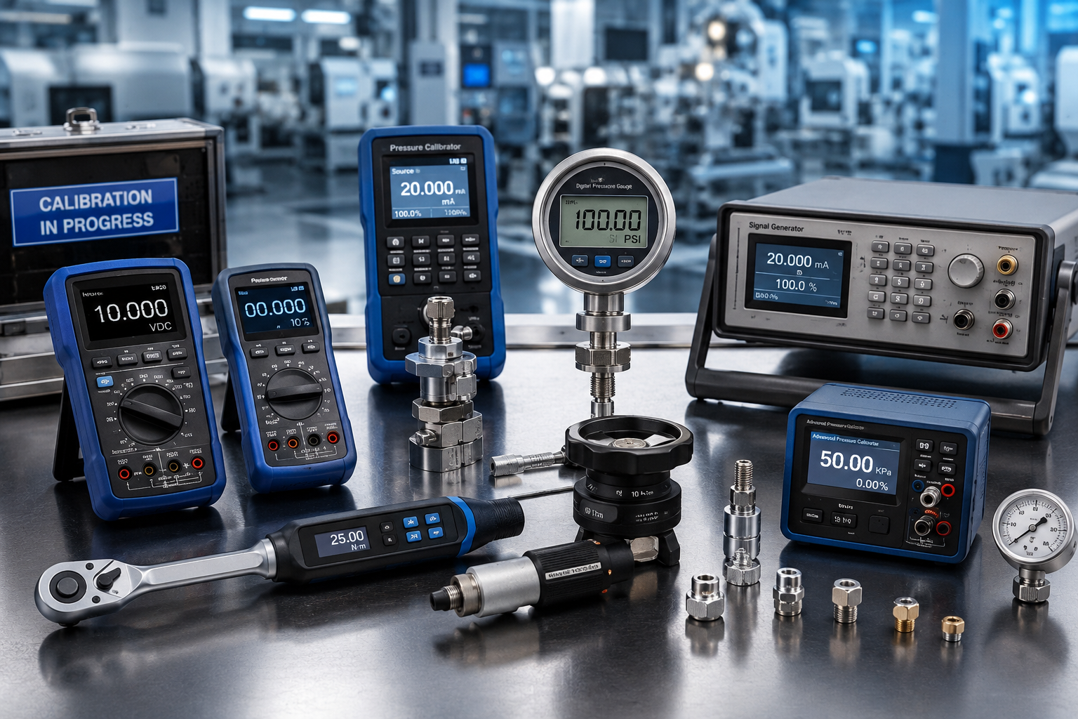 Calibration equipment and portable process calibrators